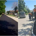 U ulici Živojina Ćuluma popravlja se pešačka staza: Radovi u toku na još 17 lokacija