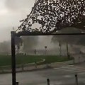 Apokalipsa u Skoplju: Najgore nevreme u poslednjih nekoliko godina, orkanski vetar rušio sve pred sobom (video)