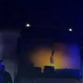(VIDEO) Zapalio se autobus navijača Novog Pazara