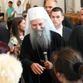 Patrijarh srpski Porfirije stigao u Crnu Goru, svečani doček u Hramu u Nikšiću