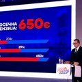 Drastično povećanje penzija u Srbiji: Vučić najavio prosek od 650 evra
