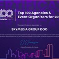 Skymusic uvršten u top 100 organizatora događaja za 2024. godinu na globalnom nivou