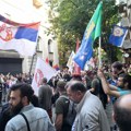 U Beogradu održan protest zbog boravka studenata koji žele da uče u Pionirskom parku