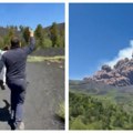Panika u letovalištu u kom ima Srba Divlja vulkan, eruptirao je! Narod trči u panici da se spasi (video)
