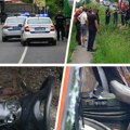 Prve slike sa mesta jezive nesreće kod Obrenovca: Brat stradalog vozača autobusa u suzama