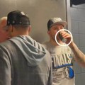 Luka razbio minesotu, pa sa ocem otvorio pivo: NBA šampion odmah prišao da mu otme limenku! (video)