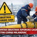 U četvrtak obustava gasa u opštini Gornji Milanovac