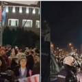 (Video) Protest studenata u blokadi pred svečanu akademiju povodom dva veka Matice srpske