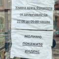 Zašto su studenti bili u zgradi, fakultet je morao biti zaključan