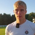 Erik Kojzek postigao prvi gol za Partizan, pa poručio: "Bio sam oduševljen kako sam dobro spreman"