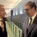 Sa velikim i dokazanim prijateljem Srbije: Predsednik Vučić sa Sijartom u Njujorku