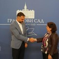 Gradonačelnik Mićin sa ambasadorkom Grčke u Gradskoj kući o budućoj saradnji