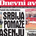 "Dnevni avaz" pošteno priznao Vučićeva jaka Srbija spašava BiH od požara, Sarajevo totalno nespremno (foto)