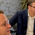 Vučić u Briselu: Sastao se sa Oliverom Varhejijem - "Dobar i otvoren razgovor sa iskrenim prijeteljem Srbije"