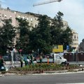 (FOTO) Šta se dešava u Pionirskom parku dok se uređuje prostor oko Skupštine?