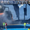 (VIDEO) Torcida zapalila glavni transparent BBB na Maksimiru