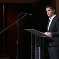 Ana Brnabić na Svečanoj akademiji u Narodnom pozorištu: Predsednica Skupštine na ceremoniji obeležavanja Dana oslobođenja…