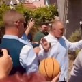 VIDEO Zato je Srbija zemlja košarke: Scena sa svadbe oduševila Balkan, za mladu se više ne puca iz puške, nego za tri poena