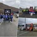 Pogledajte kakvo je sada stanje na prelazima: Kamioni parkirani jedan uz drugi, ljudi na asfaltu, granice zatvorene - teretni…