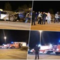 Teška saobraćajna nesreća kod Leposavića: Dvoje poginulo, jedan povređen, kola smrskana (foto)