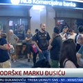 Protest podrške treneru koji je „odbio da bije građane ispred SNS“