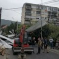 Nevrijeme u Skoplju izazvalo požare, rušilo krovove i oštetilo vozila