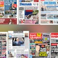 Naslovne strane sutrašnjih novina: Prelistavanje štampe za nedelju, 6. septembar 2026. godine
