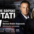 Tragedije i odgovori: Ministarka prosvete Slavica Đukić Dejanović u emisiji "Nije srpski ćutati"