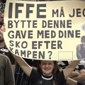 Navijačica Partizana se obratila Lundbergu u Areni, podigla transparent na danskom uz samo jedan zahtev