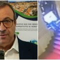 (Video) Političar se sapleo na stepenice i glavom razbio skupoceni vitraž Snimak nezgode obišao svet