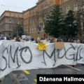 'Tražimo pismene ostavke': U Sarajevu završen protest zbog tramvajske nesreće