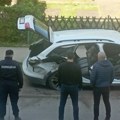 Eksplodirao audi u Sremskoj Mitrovici! Auto planu usred noći, stravična detonacija probudila građane (foto)