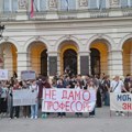 "Odbrana Jovine je odbrana Srbije": Đaci, roditelji i profesori ponovo na protestu zbog pritiska na zaposlene