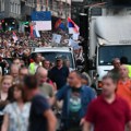 Deseti protest "Srbija protiv nasilja" završen ispred Policijske uprave grada Beograda (FOTO/VIDEO)
