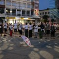 Protestna šetnja i u Leskovcu povodom devet meseci od pogibije 16 osoba (foto)