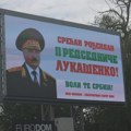 U Beogradu i Novom Sadu bilbordi rođendanske čestitke predsedniku Lukašenku