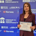 Novinarki RTS-a Višnji Višnjić Milić nagrada Poverenika za zaštitu ravnopravnosti i OEBS-a