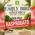 Early bird ulaznice za prvi dan festivala Brunch u parku rasprodate za manje od 72 sata