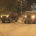 Vozila Žandarmerije za razbijanje demonstracija viđena u centru Beograda