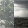 Monstruzni oblaci u Zagrebu Nevreme pravi krš i lom, snažan vetar obara drveće (video)