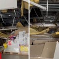 Pao plafon u poznatom marektu u Pančevu tokom oluje: Hitna pomoć i vatrogasci odmah stigli na lice mesta (Video)