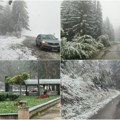 (Foto/video) zabeleli se Zlatar i Zlatibor Sneg prekrio zelenilo, na putevima klizavo