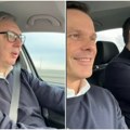 (Video) Vučić za volanom „škode“ poslao poruku javnosti: „Radujem se svemu što nas očekuje u 2026. godini“