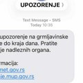 Невреме стиже у Србију: МУП путем СМС-а упозорио грађане на грмљавинске непогоде