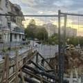 Urušavanje potpornog zida u Vojvode Vlahovića: Gradilište zatvoreno, bageri nasipaju zemlju