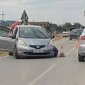 Sudar dva automobila na ulazu u Rudare