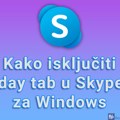 Kako isključiti Today tab u Skype-u za Windows
