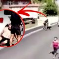 Horor snimak premlaćivanja muškarca nasred ulice u Užicu: Krvnički ga biju ispred kapije, a onda prilazi beli auto dok…