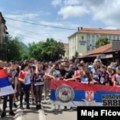 Šetnja podrške uhapšenom Milenkoviću u Severnoj Mitrovici