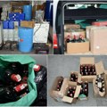 Kulska policija sprečila šverc Oduzeto 295 litara alkoholnog pića za koje se sumnja da su falsifikat